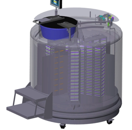 液氮罐結(jié)構(gòu)圖 液氮罐結(jié)構(gòu)圖