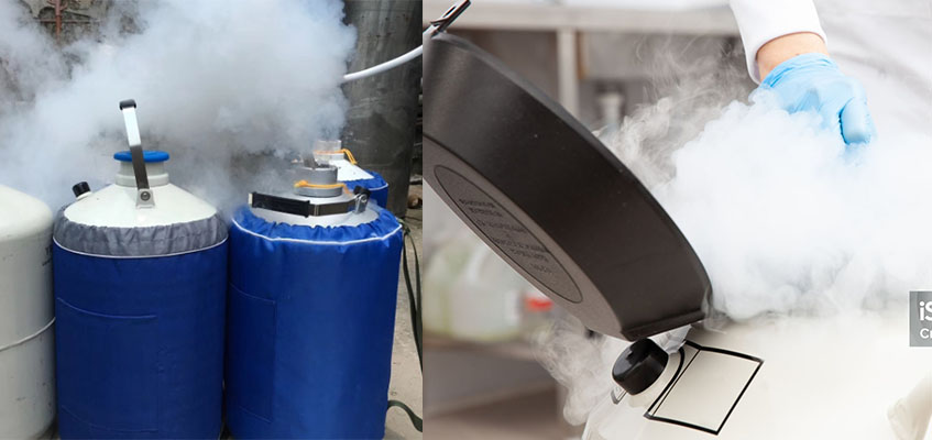 液氮罐充液氮 液氮罐充液氮